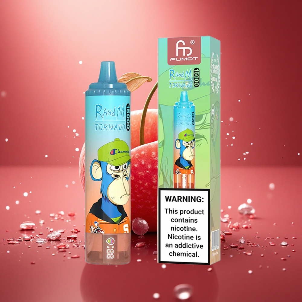 RandM Fumot Tornado 15000 Puffs Vyšnių Kolos Tinklas 25ml 850mAh
