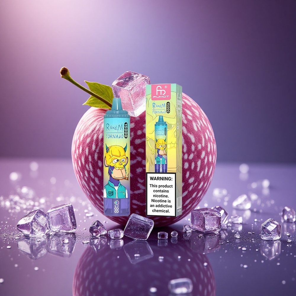 RandM Fumot Tornado 15000 Puffs Vynuogių Ledas 25ml 850mAh