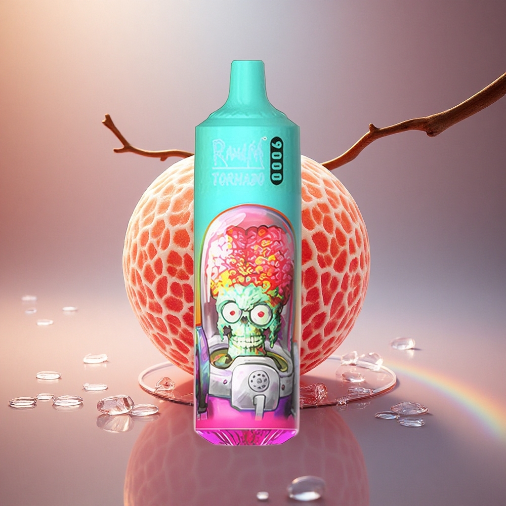 RandM Fumot Tornado 9000 Puffs Guavų Ledas 9000 Dūmai 18 mL Tinklelinė Ritė
