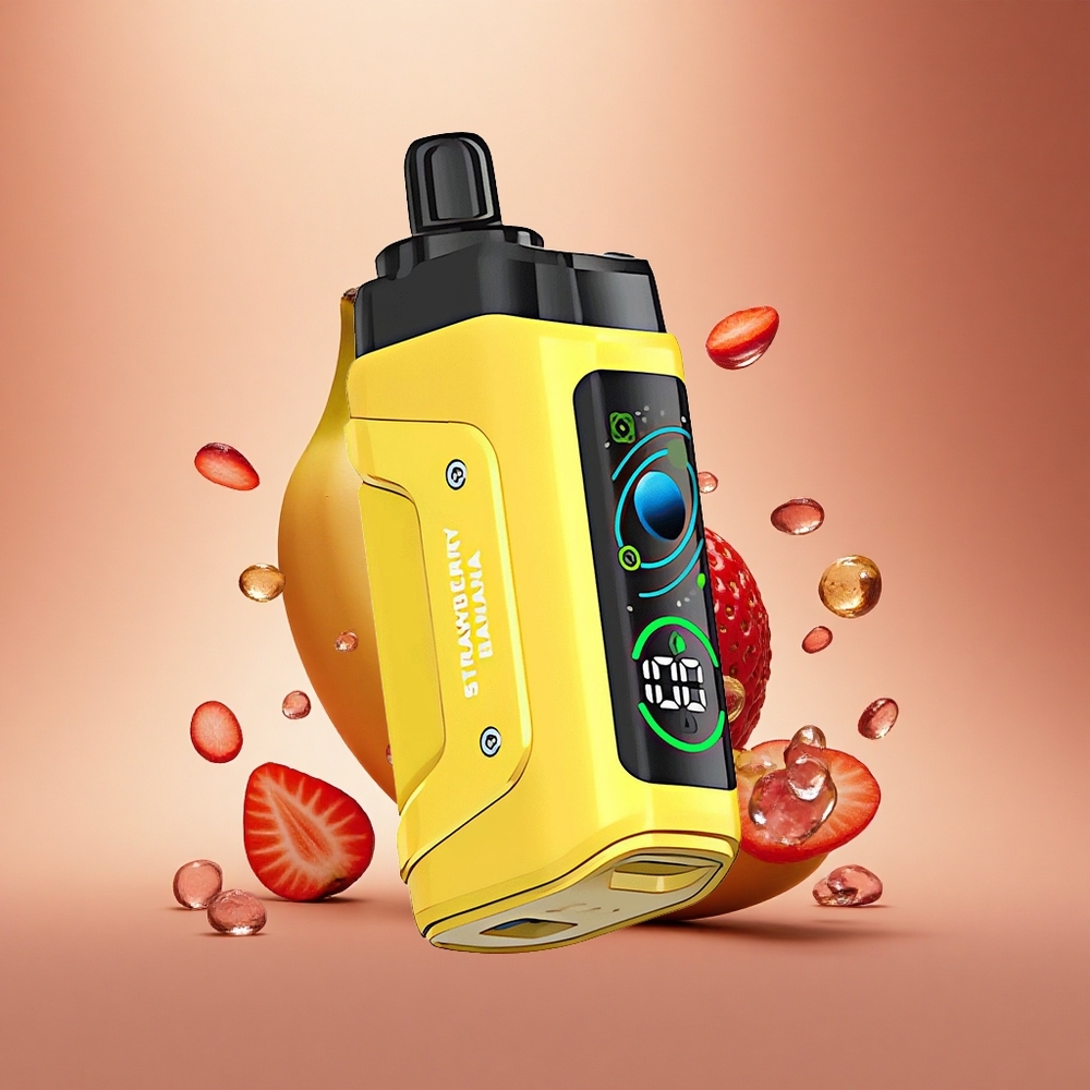 Razz Bar 45000 Puffs Braškių Bananų Tipo-C Tinklas 20 mg