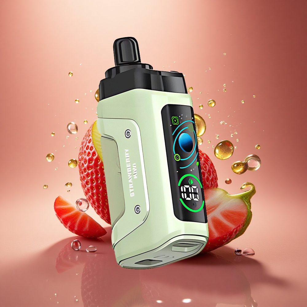 Razz Bar 45000 Puffs Braškių Kivio 1.0 Om Tinklelinis Apvijas Oro Srautas