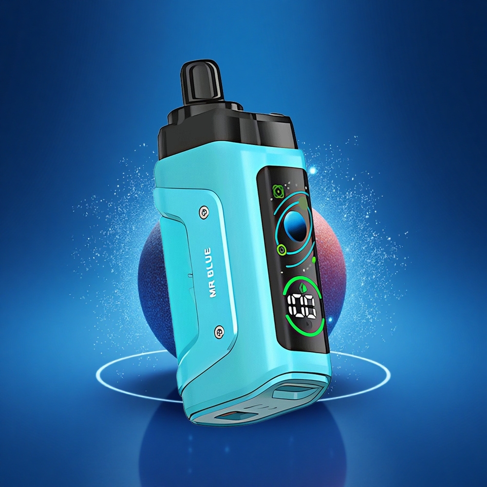 Razz Bar 45000 Puffs Mėlynasis Tinklinis 1.0 Ohm Tipo C