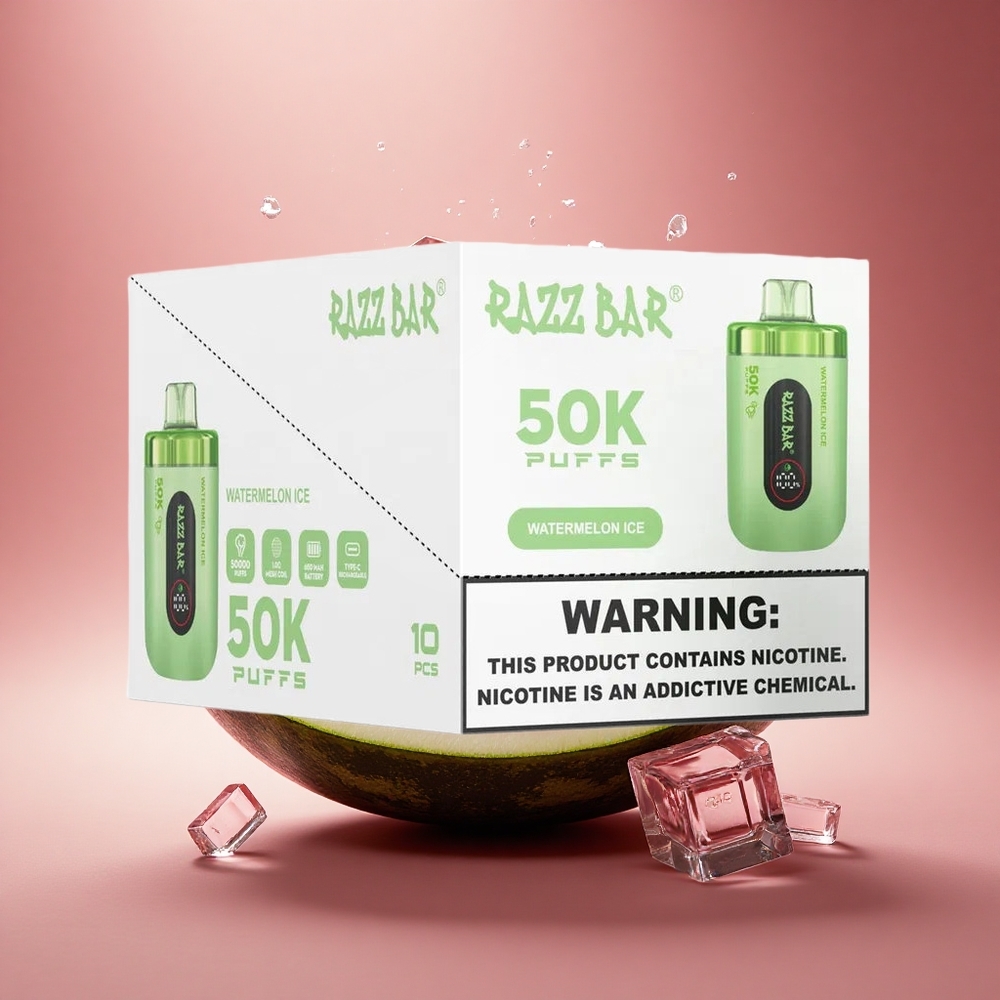 Razz Bar 50K Puffs Arbūzo Ledas 1.0 Ohm Tinklelinis