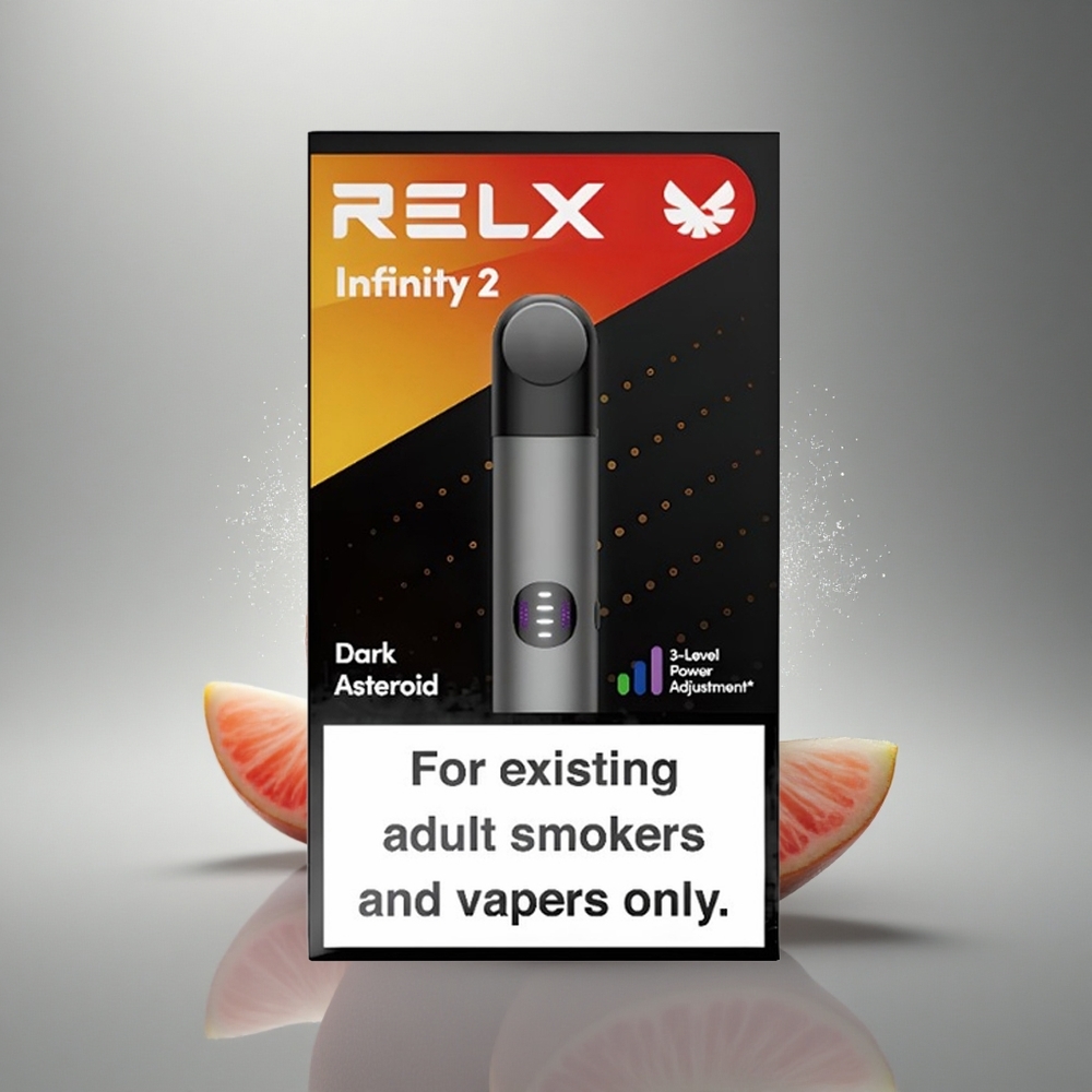 Relx Infinity 2 Vape Device Pilkas Begalybės 2 Vape Įrenginys su 440mAh ir USB Type-C