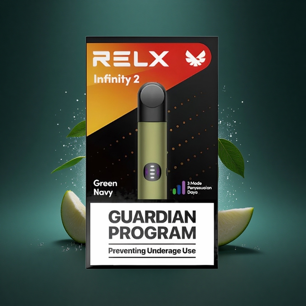Relx Infinity 2 Vape Device Žaliasis Karinis Metalinis 440mAh