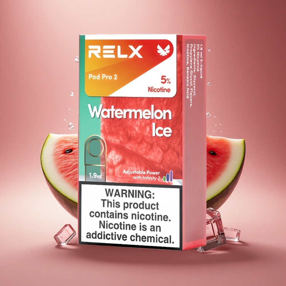 Relx Pod Pro 2 Vape Device Arbūzo Ledas 50mg/ml 1.9ml 3 režimai