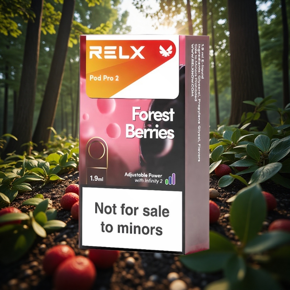 Relx Pod Pro 2 Vape Device Miško Uogos 0mg/ml 1.9ml Eco Smooth Boost