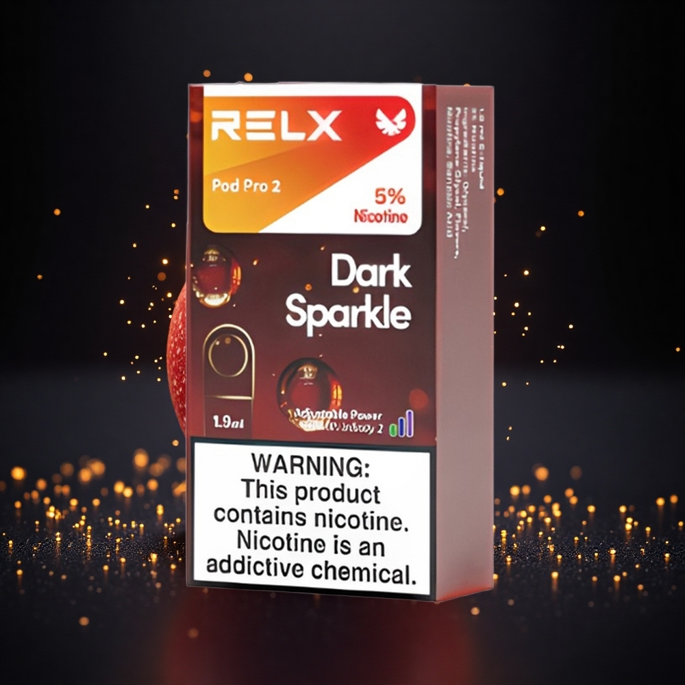 Relx Pod Pro 2 Vape Device Tamsus Žibėjimas 50mg/ml 1.9ml 3 Režimai