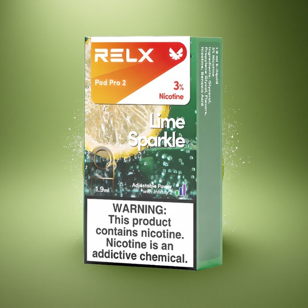 Relx Pod Pro 2 Vape Device Žalia Kibirkštis 1.9ml Eco/Smooth/Boost
