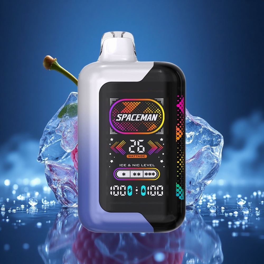 SMOK SPACEMAN SP40000 Puffs Mėlynasis Avietinis Ledas 20ml 50mg