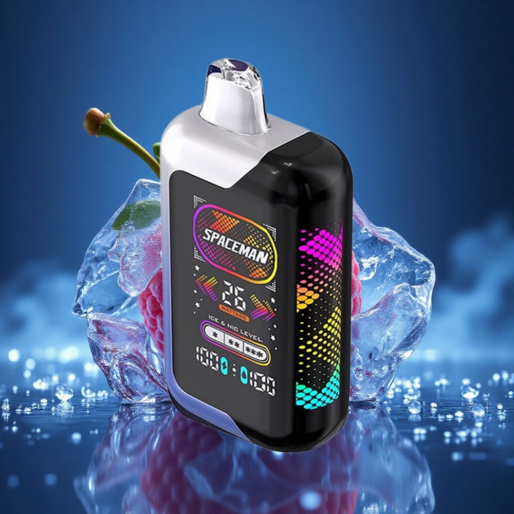 SMOK SPACEMAN SP40000 Puffs Mėlynasis Avietinis Ledas 20ml 50mg