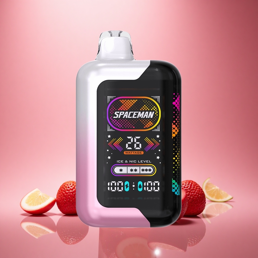 SMOK SPACEMAN SP40000 Puffs Rožinis Citrinų Gėrimas 1000mAh 20ml