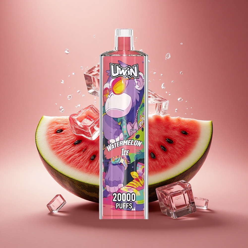 Uwin Shisha Hookah Crystal 20000 Puffs Arbūzo Ledas 22ml Tinklas