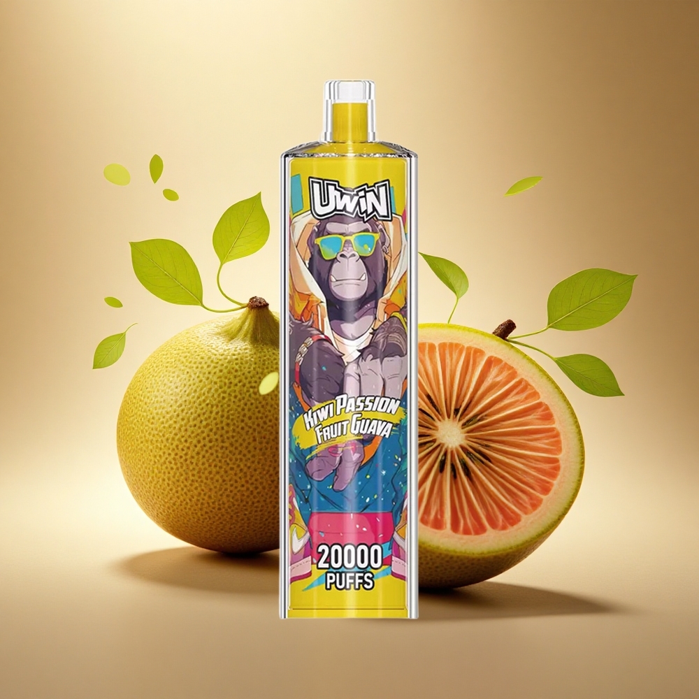 Uwin Shisha Hookah Crystal 20000 Puffs Kivių Aistros Gvajos su Type-C ir Mesh ritė