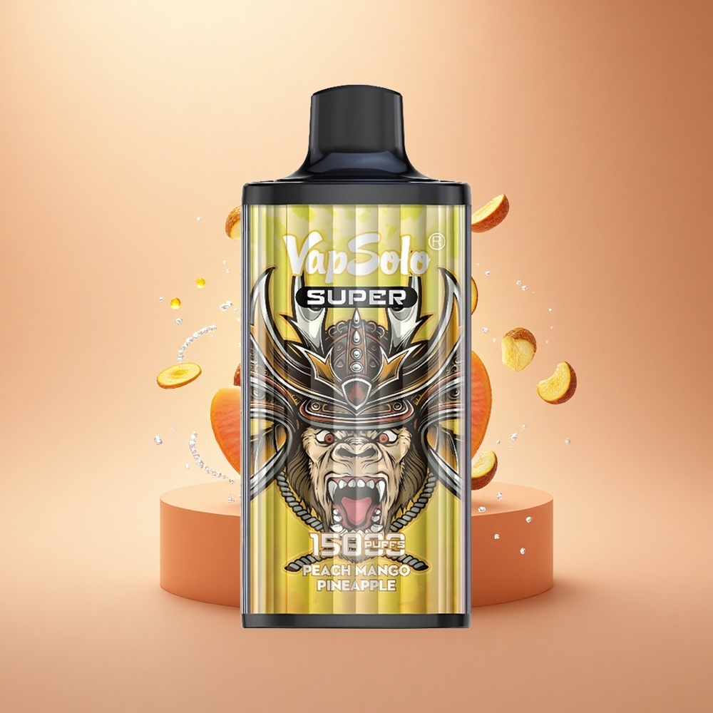 Vapsolo Super 15000 Puffs Persikas Mango Ananasas 40ml Type-C
