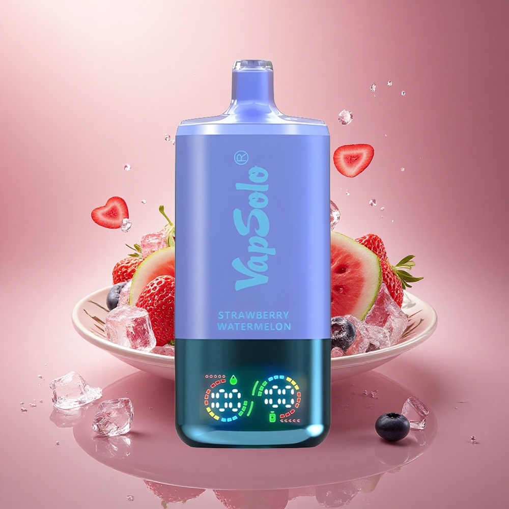 Vapsolo Triple 30000 Puffs Braškių Arbūzas & Mėlynės Ledas su 40ml ir Type-C