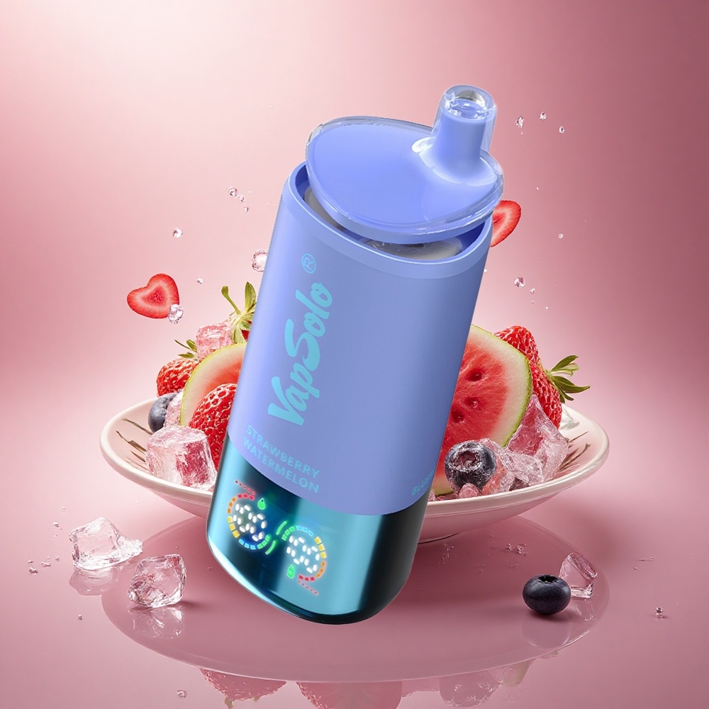 Vapsolo Triple 30000 Puffs Braškių Arbūzas & Mėlynės Ledas su 40ml ir Type-C
