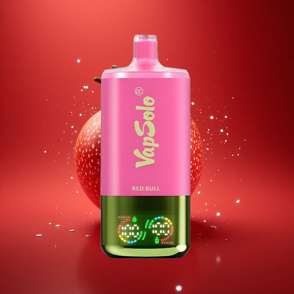 Vapsolo Triple 30000 Puffs Raudonasis Jautis Trijų Bakų 40ml Type-C