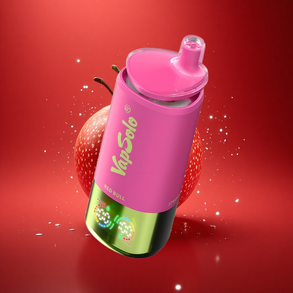 Vapsolo Triple 30000 Puffs Raudonasis Jautis Trijų Bakų 40ml Type-C