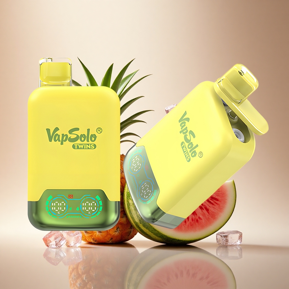 Vapsolo Twins 20000 Puffs Ananasas Kokosas Arbūzas Ledas 40 ml Type-C