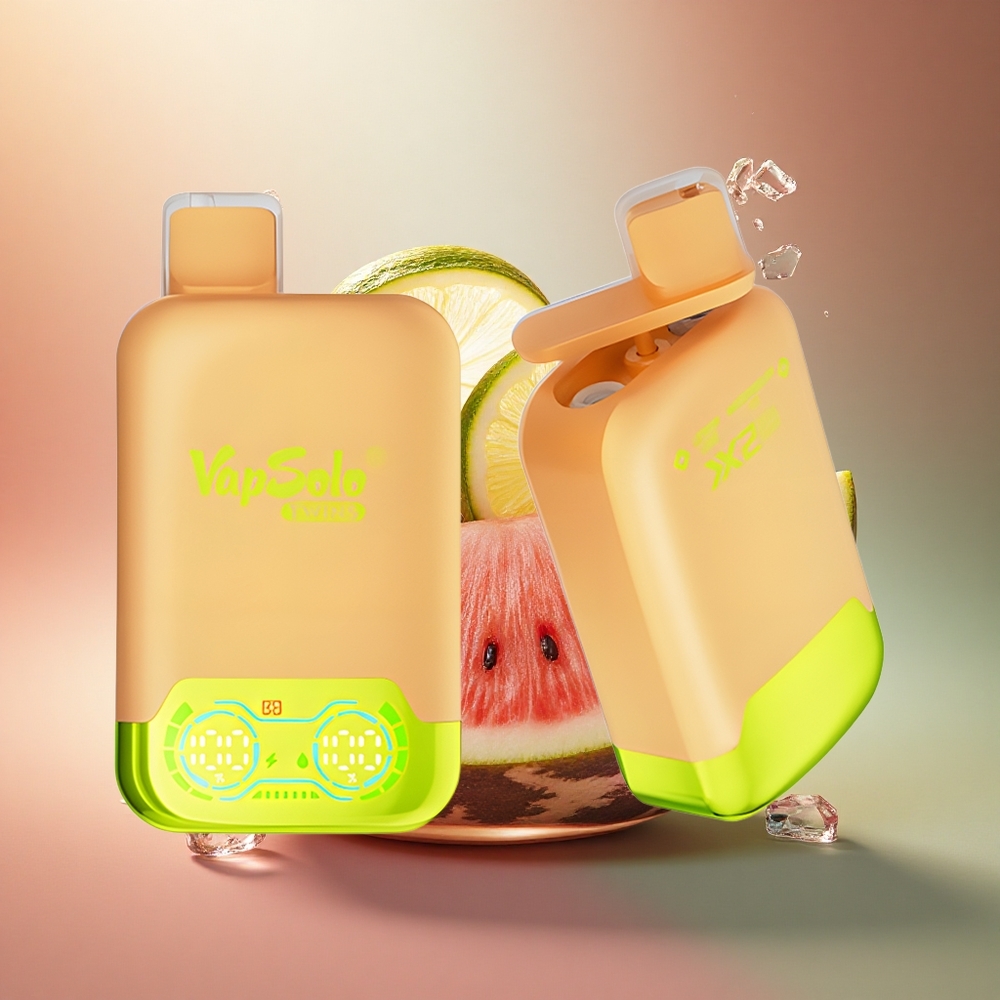 Vapsolo Twins 20000 Puffs Citrinų Laimų ir Arbūzų Ledas 40ml Dvigubas Type-C