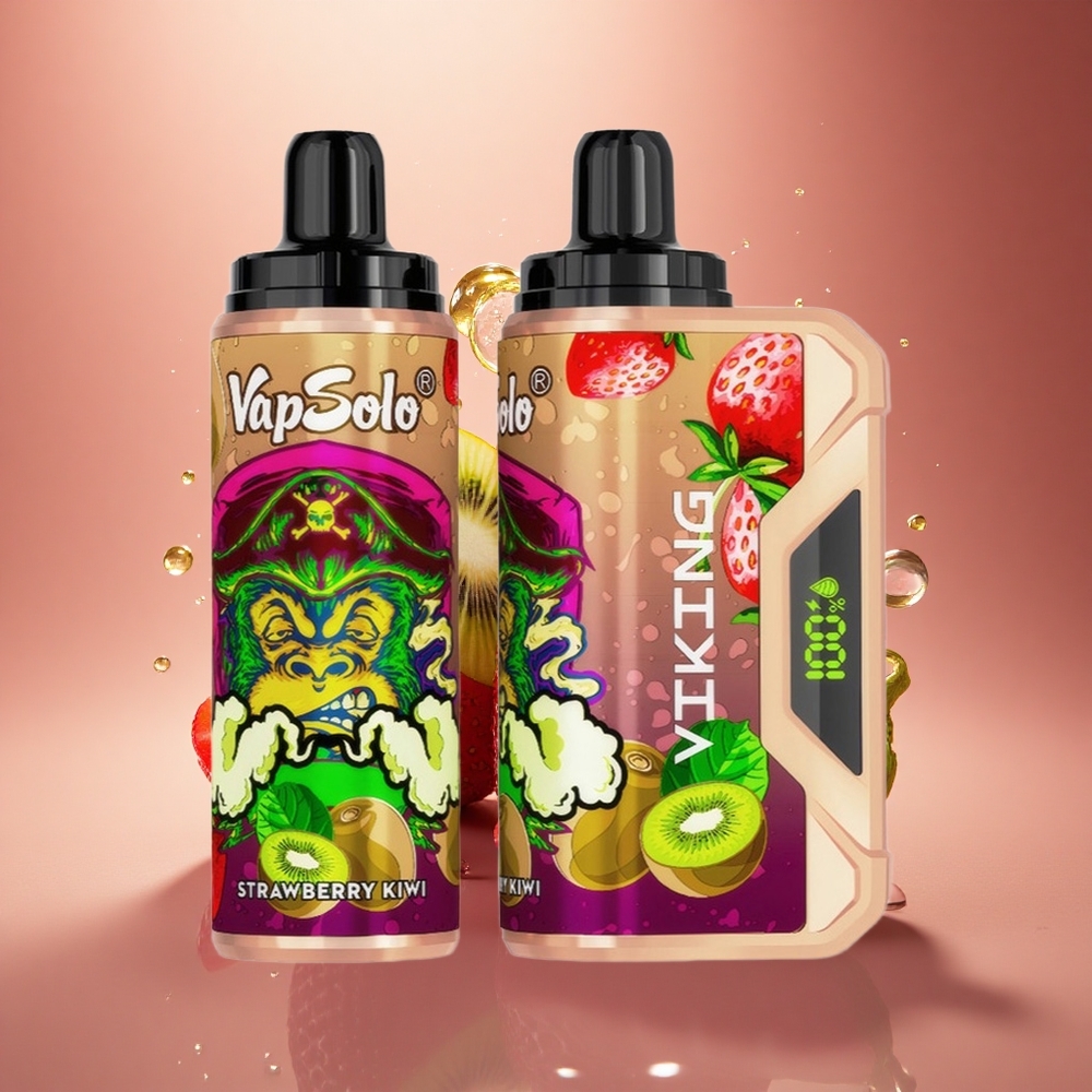 VapSolo VIKING 12000 Puffs Brasteinis Kivis 22ml Type-C