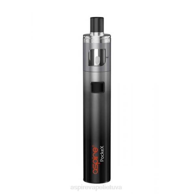 Aspire Pockex jubiliejinio leidimo rinkinys - Aspire Ecig Store 6RB0117 juodos ir baltos spalvos gradientas
