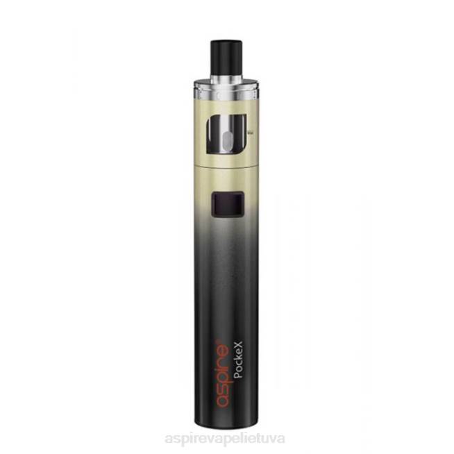 Aspire Pockex jubiliejinio leidimo rinkinys - Aspire Ecig Store 6RB0117 juodos ir baltos spalvos gradientas